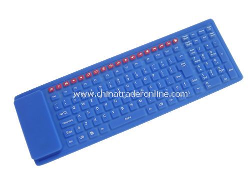 125-key 2.4GHz wireless multimedia flexible keyboard from China