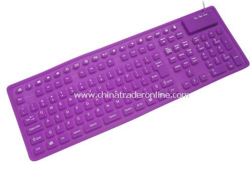 131-key multimedia flexible keyboard from China