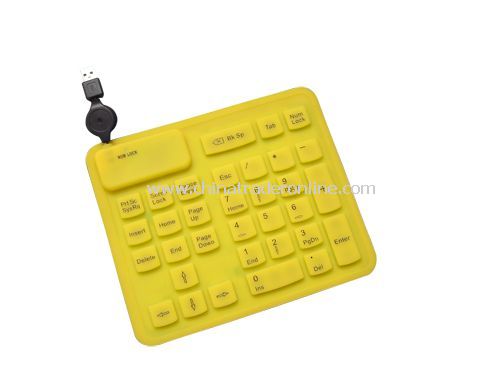 33-key silicone keypad from China