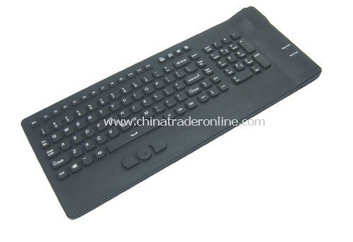 Rigid Industrial Silicone Waterproof Keyboard from China