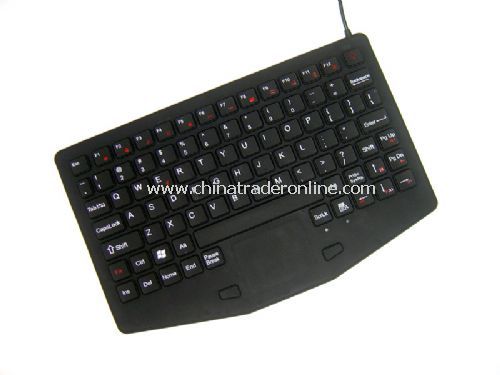 Touchpad Industrial Silicone Waterproof Keyboard from China