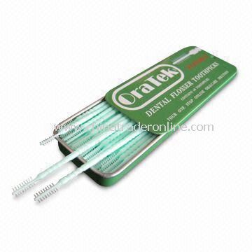 Flexible Dental Flosser Toothpicks, Contains 60 Picks from China