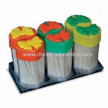 Wooden Toothpick and BBQ Skewer, Made of High-quality White Birch from China