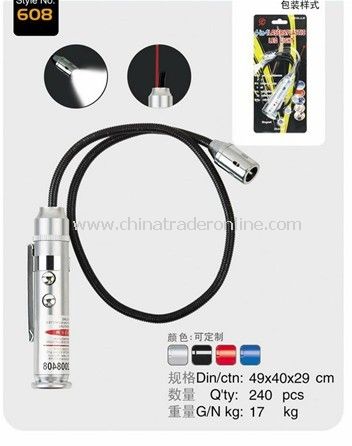 Flexible head LED +Red laser from China