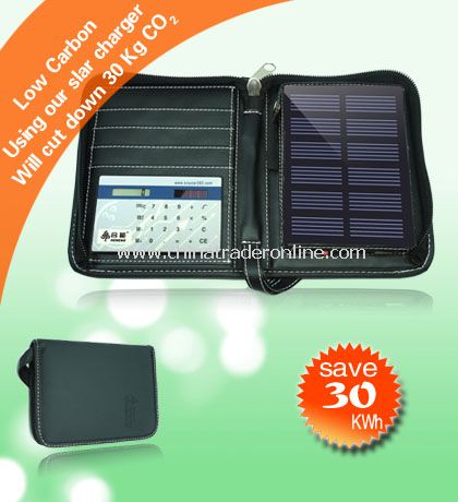 Solar Wallet with calculator from China