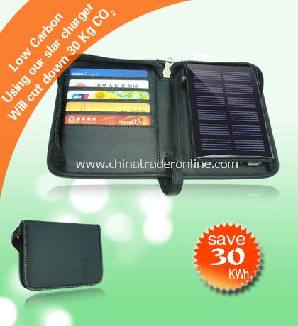 Solar Wallet with card sleeve