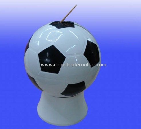 Football toothpick tube