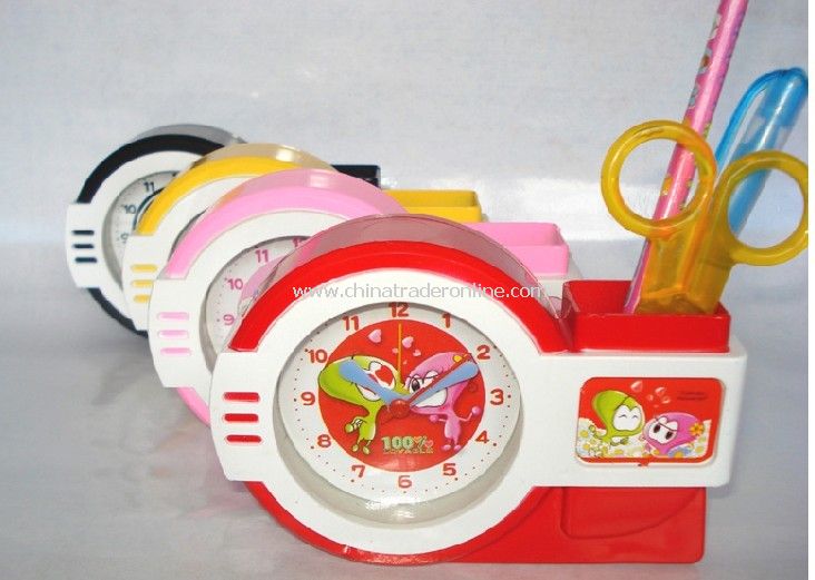 Photo Frame Clock Square Pen from China