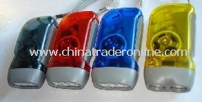 Rechargeable flashlight (transparency) from China