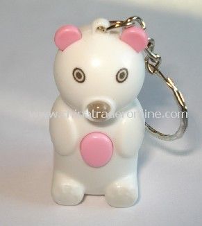 Winnie the flashlight key ring from China