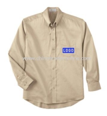 Dress Shirt - Mens Solid Stretch from China