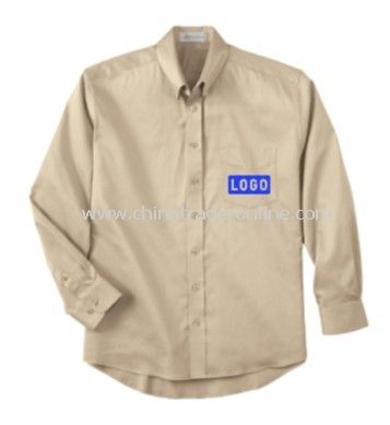 Dress Shirt - Mens Solid Stretch