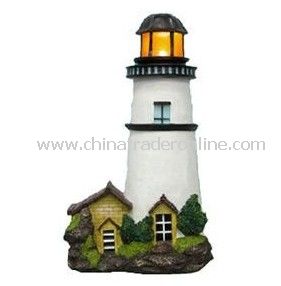 Solar House Light, Solar Resin Light, Solar Sculpture Light, Solar Decorative Light from China