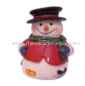 Solar Snow Man Light, Solar Resin Light, Solar Sculpture Light, Solar Decorative Light