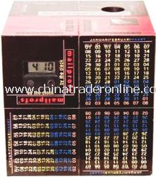 Magic Cube with LCD Clock from China