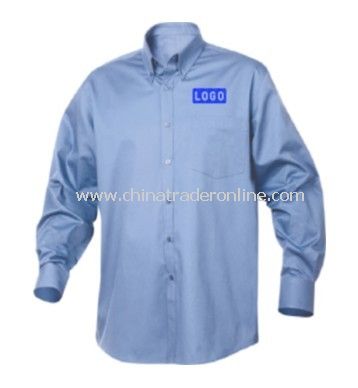 New Wave Long Sleeve Carter Stain Resistant Twill Mens Dress Shirt