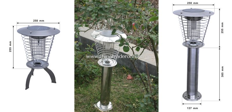 Solar outdoor anti- mosquito lamps(ornate and kill mosquitoes)