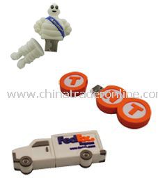 Soft PVC USB from China