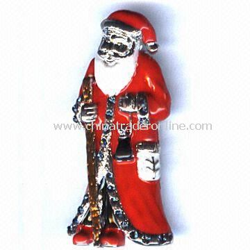 Christmas Ornament, Made of Nickel-free Alloy and Epoxy from China