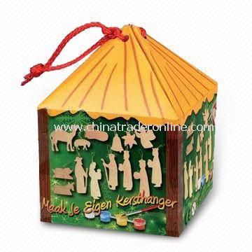 Christmas Packing Case with Christmas Picture on it, Customized Logos are Accepted