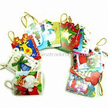Christmas Paper Carrier/Gift Bag with Glossy Lamination from China