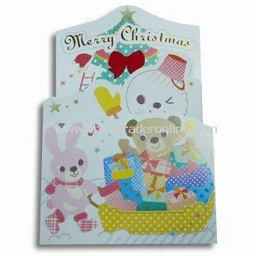 Merry/Greeting Card, Various Colors and Sizes are Available