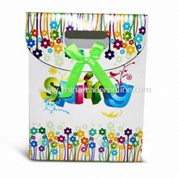 Paper Shopping Bag with Ribbon Handle