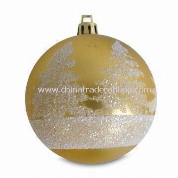 Christmas Ball in Various Colors, Personalized Designs are Accepted