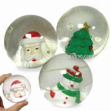 Christmas Water Bouncing Ball, Made of TPU from China