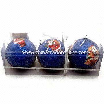 EPS Foam Christmas Balls, OEM orders are Welcome