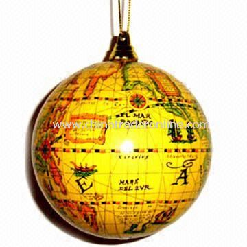 Shiny Christmas Ball, Available in Various Colors, Customized Logos are Accepted