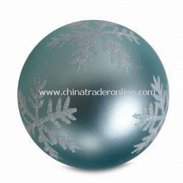 Shiny Christmas Ball, Available in Various Colors, Customized Logos are Welcome from China