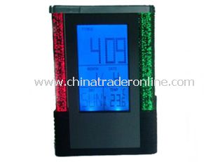 Colorful LCD calendar with penholder