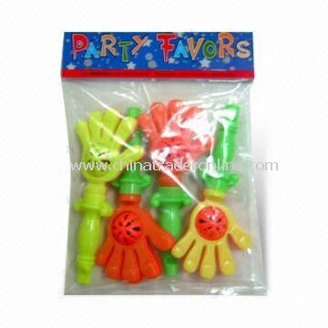 Clap Plastic Whistles, Attractive, Various Colors, Dimensions and Logos are Available