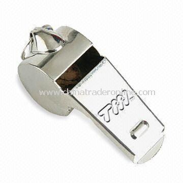 Metal Whistle, Available with Hook from China