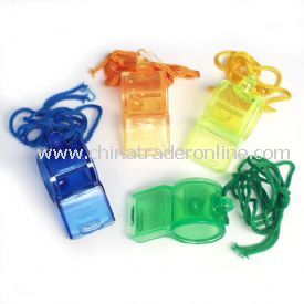 plastic whistles