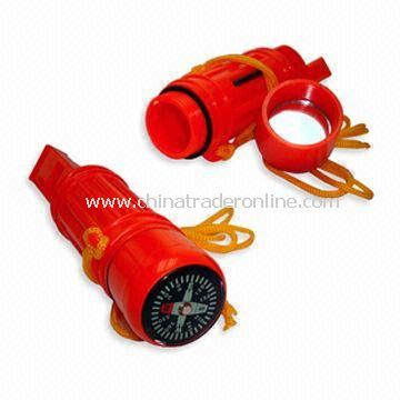 Professional Multi-Function Survival Whistle w/ Compass