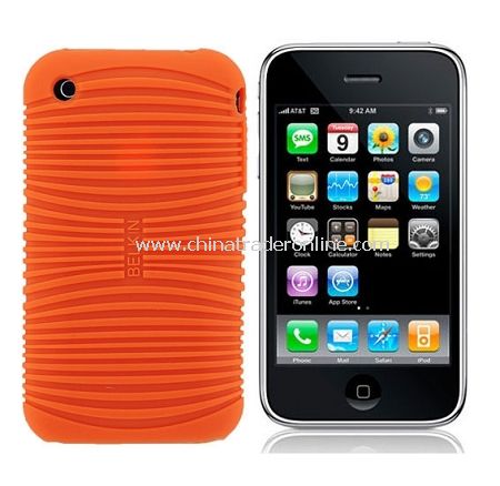 Non-slip soft silicone cover case for Iphone 3G/ 3GS