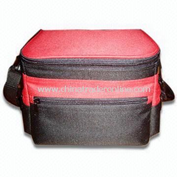Cooler Bag Made of 600D Polyester with Zippered Closure