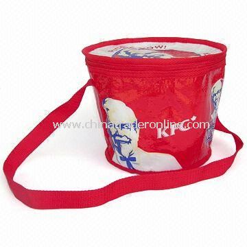 Cooler/Ice Bag, Made of Water-resistant and Recyclable Materials, Customized Designs are Accepted from China