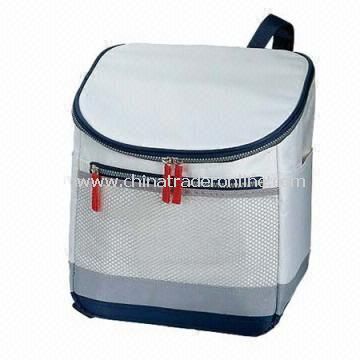 Cooler Bag Made of 420d Nylon with PVC Backing from China