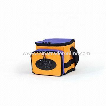 MP3 Speaker and Radio (Two-in-one) Cooler Bag with Webbing and Velcro from China