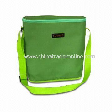 Three-bottle Cooler Bag, Made of Polyester 600D with PVC Lining