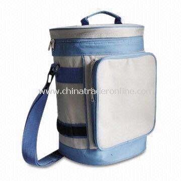 600D Polyester Cooler Bag with PVC Coating, Measures 10 x 7.5 x 14-inch, for Promotions