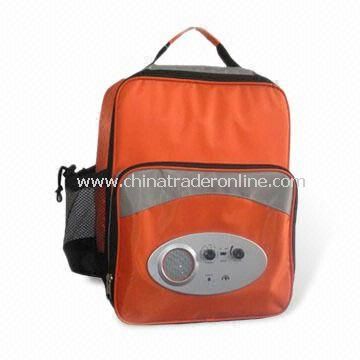 Cooler Bag with 4 x AAA Battery and AM/FM Functions, Available in Different Colors