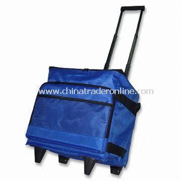 Cooler Bag with Creative Hand-pulling Handle and Rolling Wheel from China