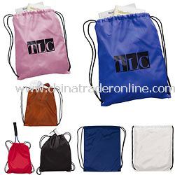 Nylon Drawstring Backpack from China