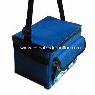 Promotional Cooler Bag with Adjustable Strap and Front Pocket from China