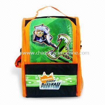 Childrens Lunch Boxes & Cooler Bags with Two Mesh Side Pockets, Measuring 16 x 24 x 13cm from China