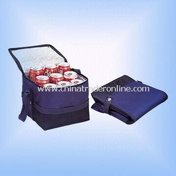 Nine-can Cooler Bag Folds Up Flat